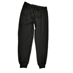 Rachel Zoe Womens Size S Black Mid Rise Jogger Activewear Pants